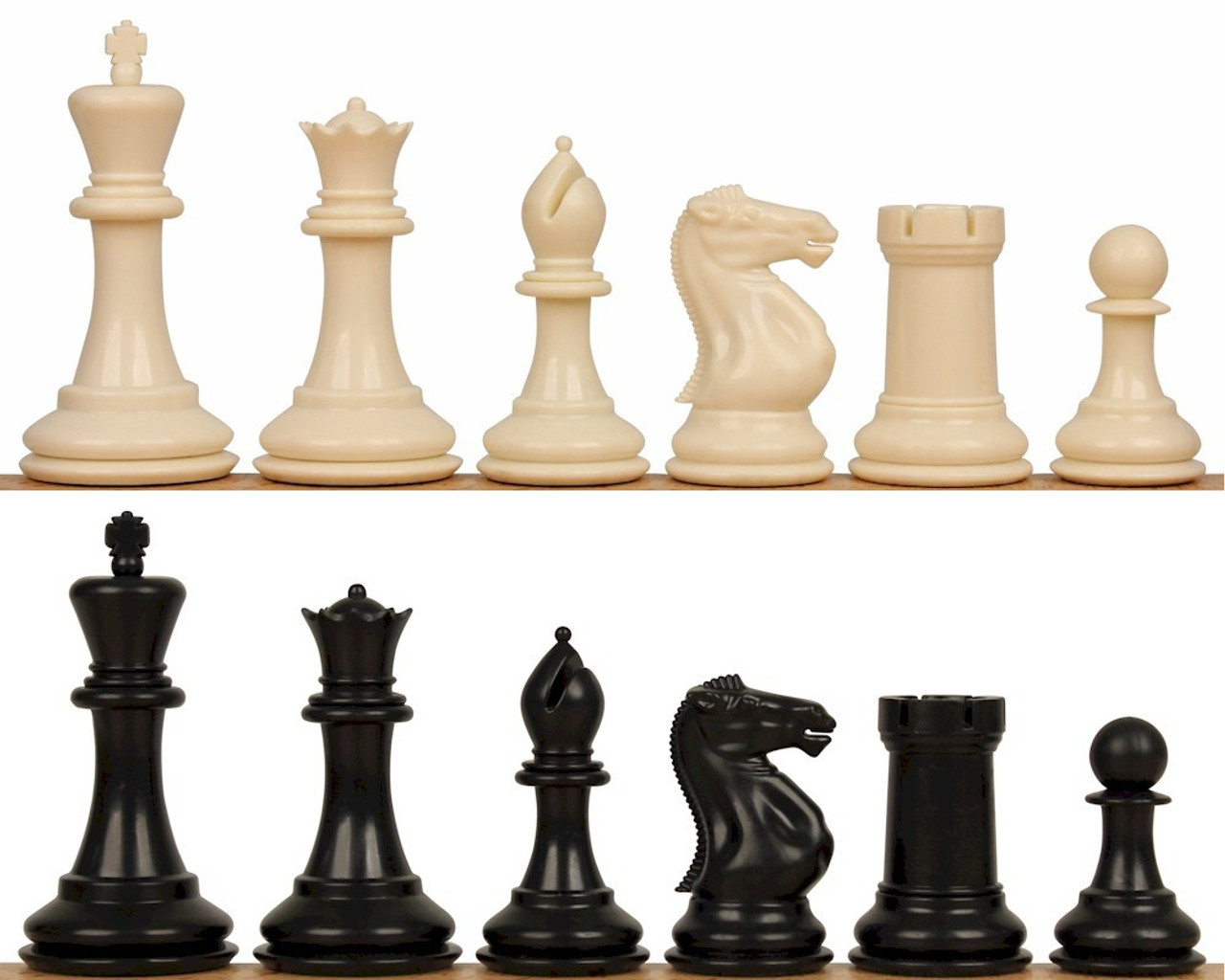 3 3/4" Conqueror Series Plastic Chess Pieces ตัวหมากรุกสากลคองเคอเรอร์