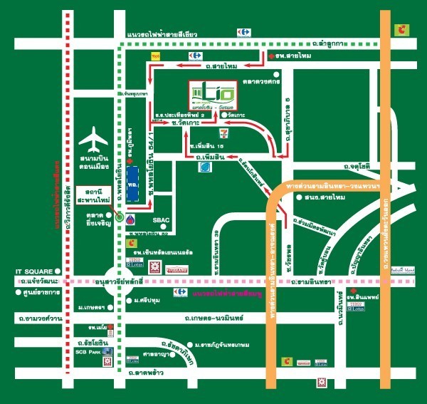 ขายทาวน์โฮม ใกล้รถไฟฟ้า ย่าน สายไหม ออเงิน เพิ่มสิน : ไลโอ พหลโยธิน-วัชรพล : 2 ชั้น 17.1 ตารางวา