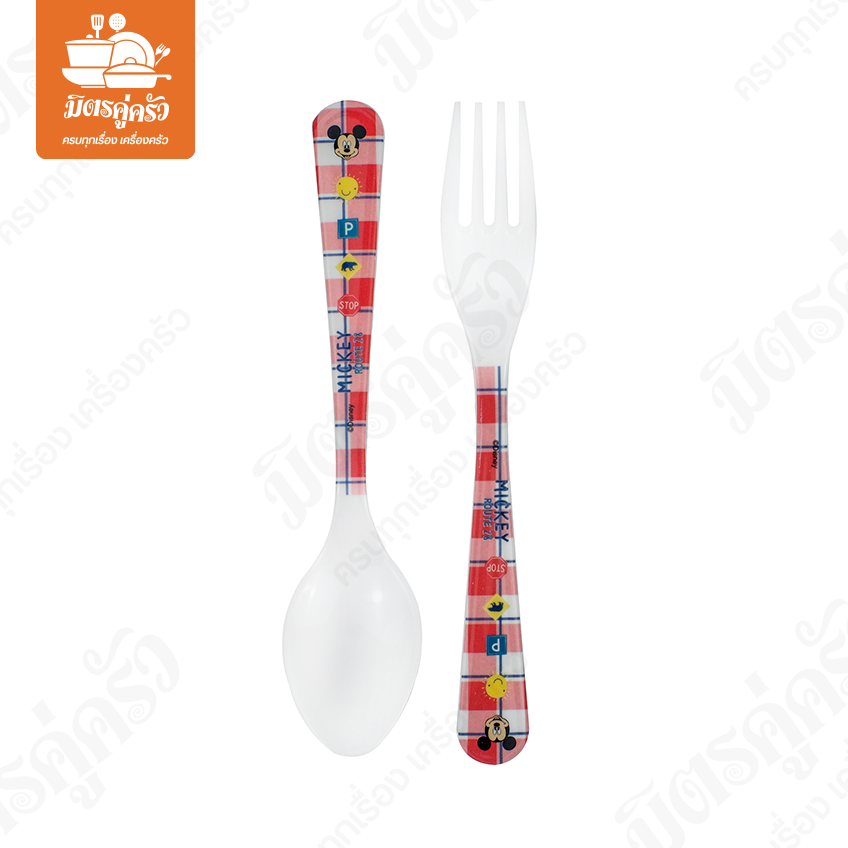 ช้อนส้อมเด็กเมลามีน ช้อนส้อมลายการ์ตูนลิขสิทธิ์แท้ Superware