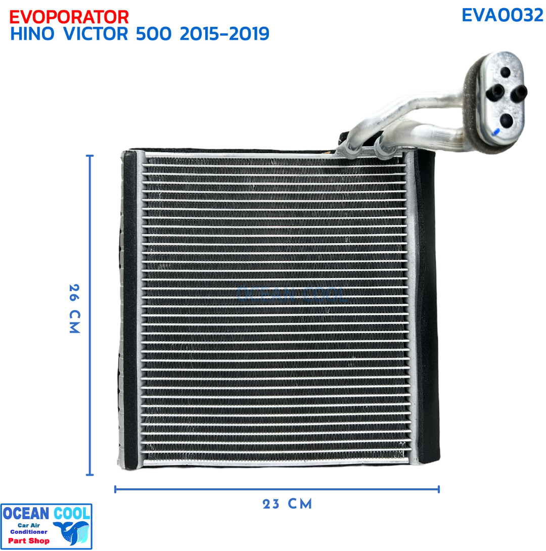 คอยล์เย็น ฮีโน่ วิคเตอร์ 500 ปี 2015 - 2019 EVA0032 EVAPORATOR HINO VICTOR 500 ตู้แอร์ คอยเย็น คอล์ยเย็น ฮีโน วิกเตอร์ พ.ศ. 2558 ถึง 2562