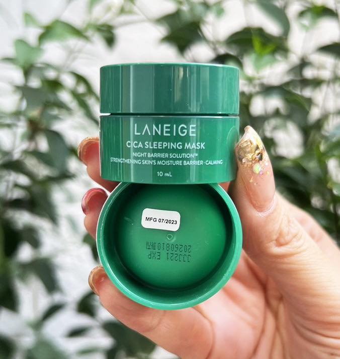 ตลับพกพา Laneige Cica Sleeping Mask 10ml. ขนาดทดลอง