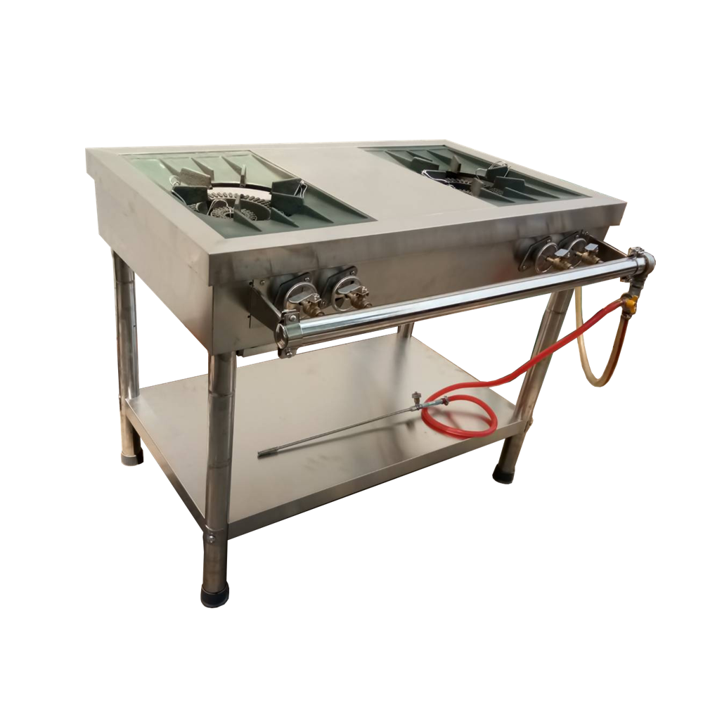 เตาแรงดันสแตนเลสเกาหลี แบบ 2 หัว รุ่น : HSSC-1007580