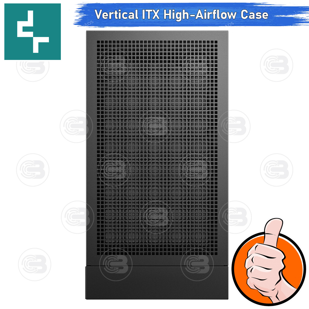 [CoolBlasterThai] DEEPCOOL CH170 Digital Vertical ITX High-Airflow PC Case Black ประกัน 1 ปี