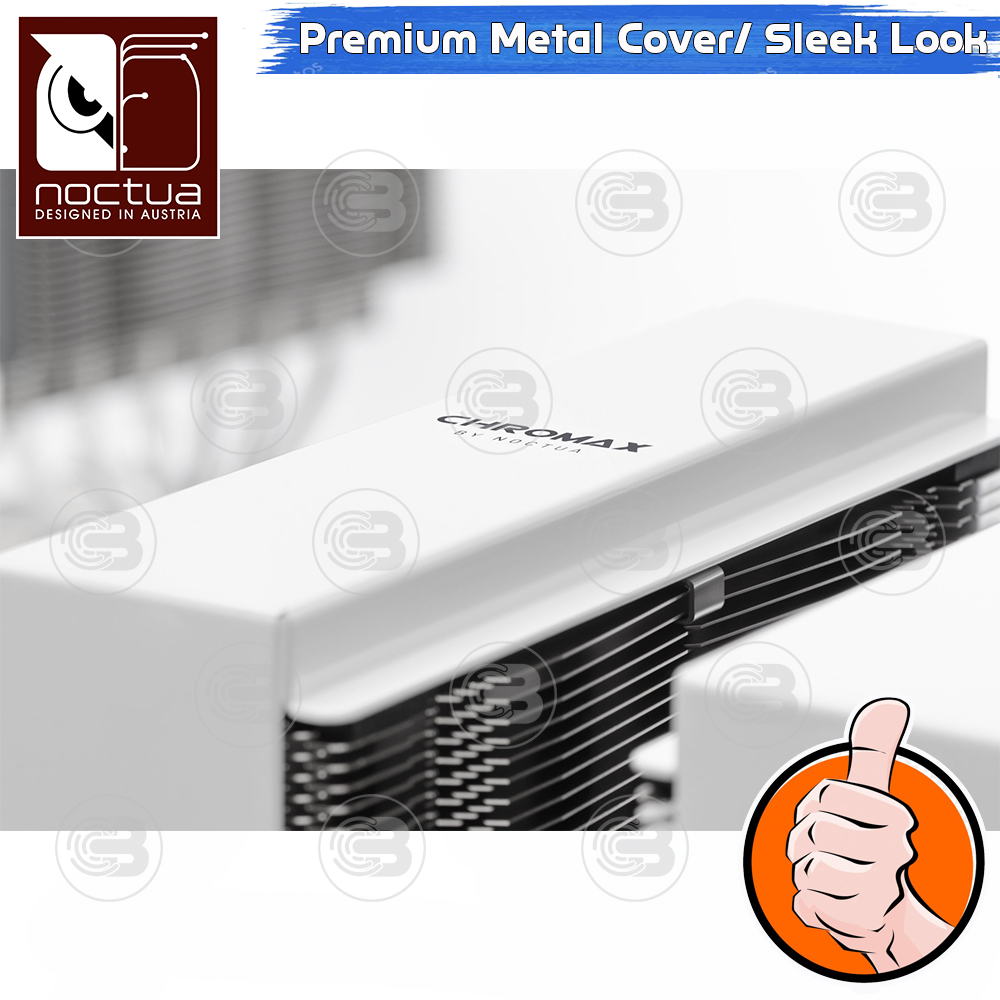 [CoolBlasterThai] Noctua NA-HC4 Chromax.White Heatsink Cover (NH-D15) ประกัน 6 ปี