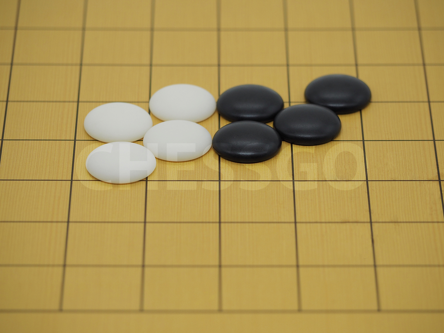 เม็ดหมากล้อมเมลามีน (นูน1ด้าน)