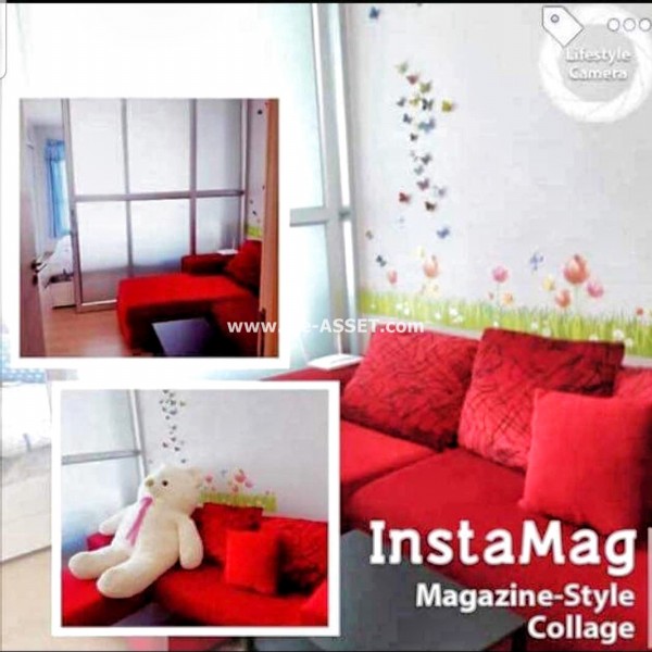 ให้เช่าคอนโด ใกล้รถไฟฟ้า ย่าน ภาษีเจริญ หนองแขม พุทธมณฑลสาย 2 : ฟิวส์เซนเซ่ บางแค : 23.32 ตารางเมตร