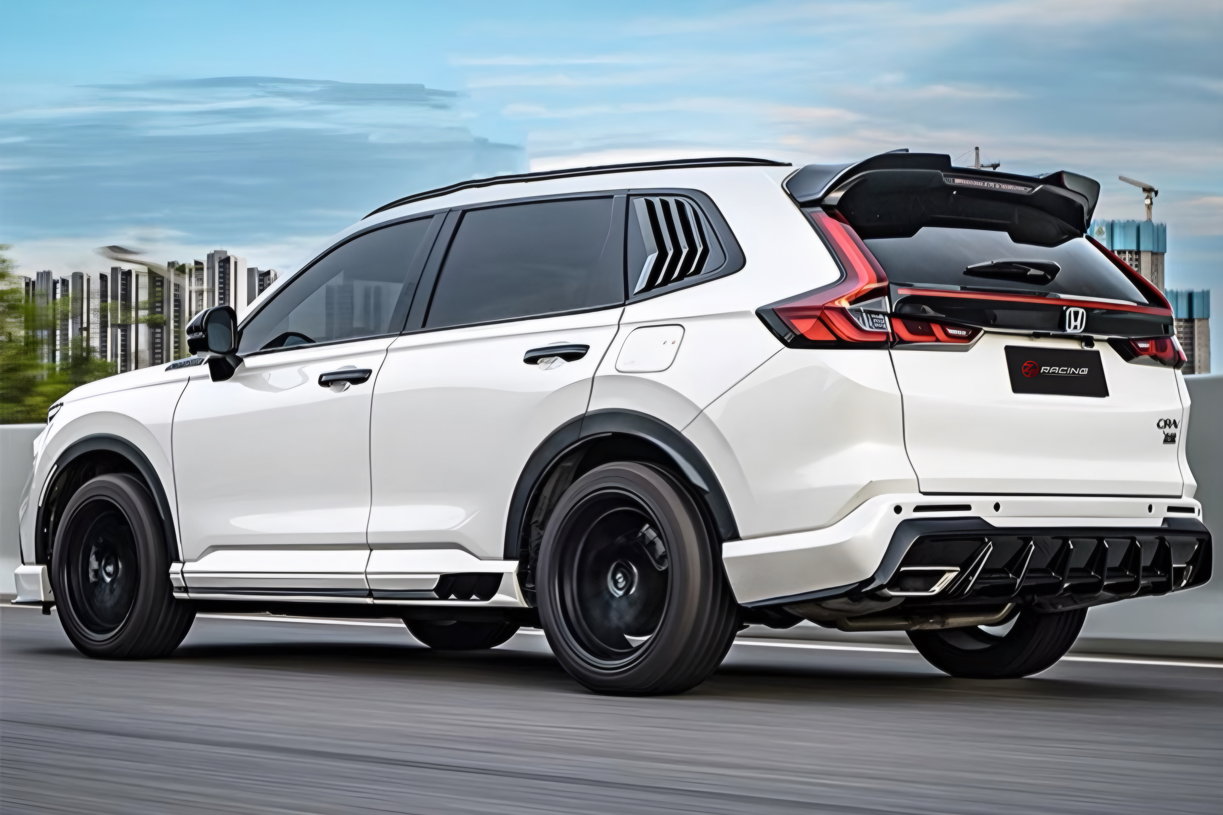 ชุดแต่ง ชุดสเกิร์ต Honda CR-V (G6) 2023-2026 รุ่น AKASAKA