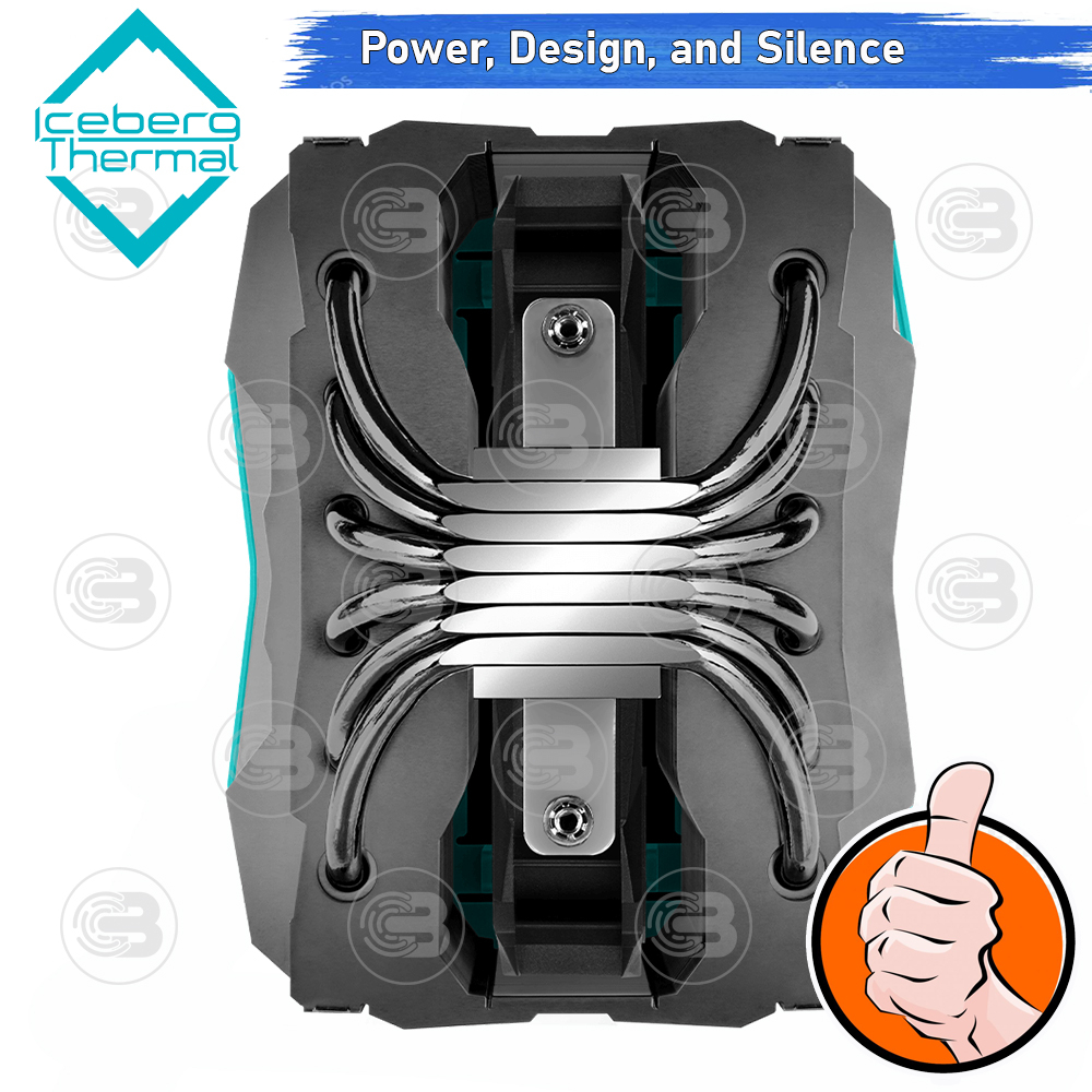 [CoolBlasterThai] Iceberg Thermal IceSLEET G6 Stealth Dual Tower CPU Cooler with A-RGB
