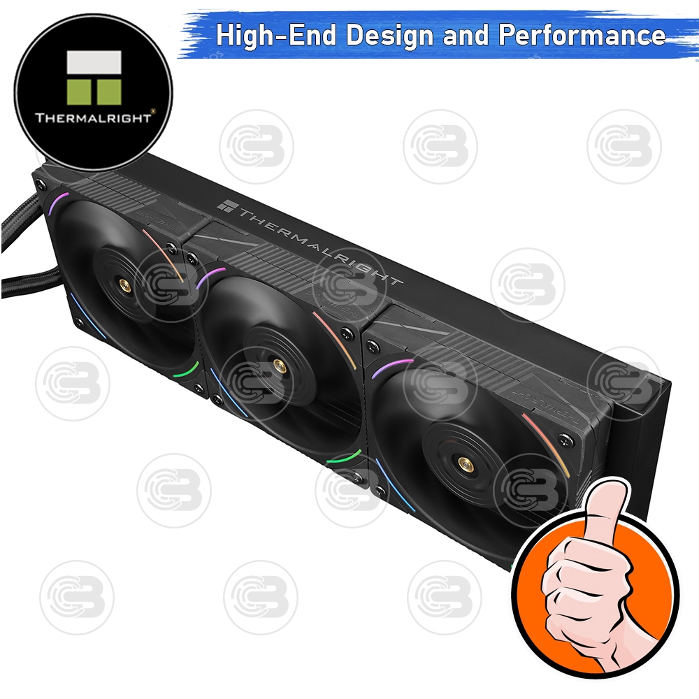 [CoolBlasterThai] Thermalright FROZEN VISION 360 BLACK V2 ARGB AIO Liquid CPU Cooler (AM5/LGA1851 Ready) ประกัน 6 ปี