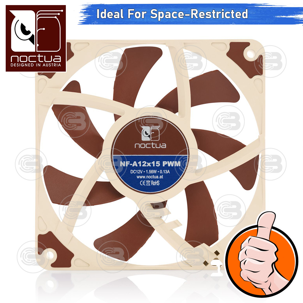 NOCTUA NF A12X15 PWM 120mm PC用ファン 6個セット Amazon.com: Noctua NF-A12x15 PWM chromax.Black.swap, Premium