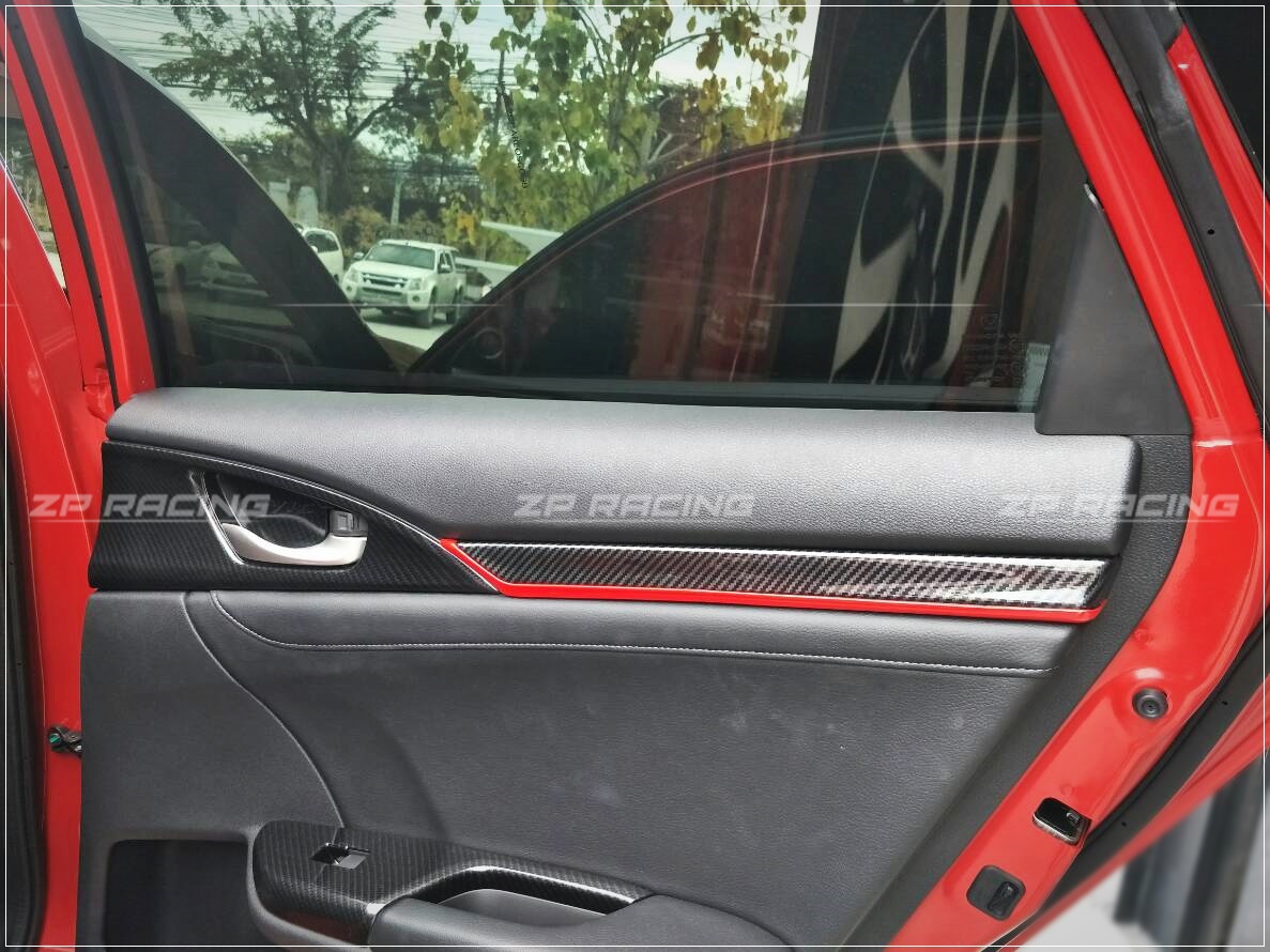 คิ้วแผงประตูด้านใน Type R 8 ชิ้น CIVIC 2016-2022