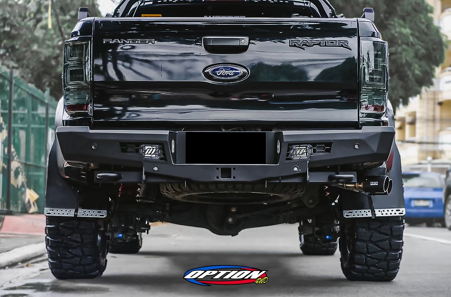 กันชนท้าย OP-FIGHTER Option4WD สำหรับ Ford Raptor Next Gen