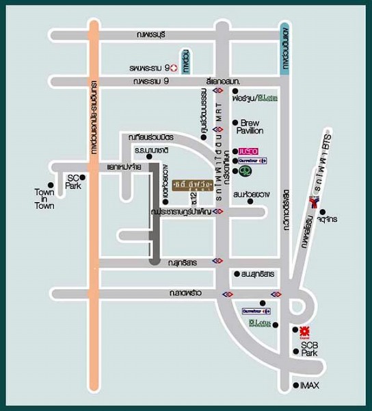ขายคอนโด ใกล้รถไฟฟ้า ย่าน ประชาราษฎร์บำเพ็ญ ห้วยขวาง สุทธิสาร : ซิตี้ลิฟวิ่ง รัชดา / 96.08 ตารางเมตร