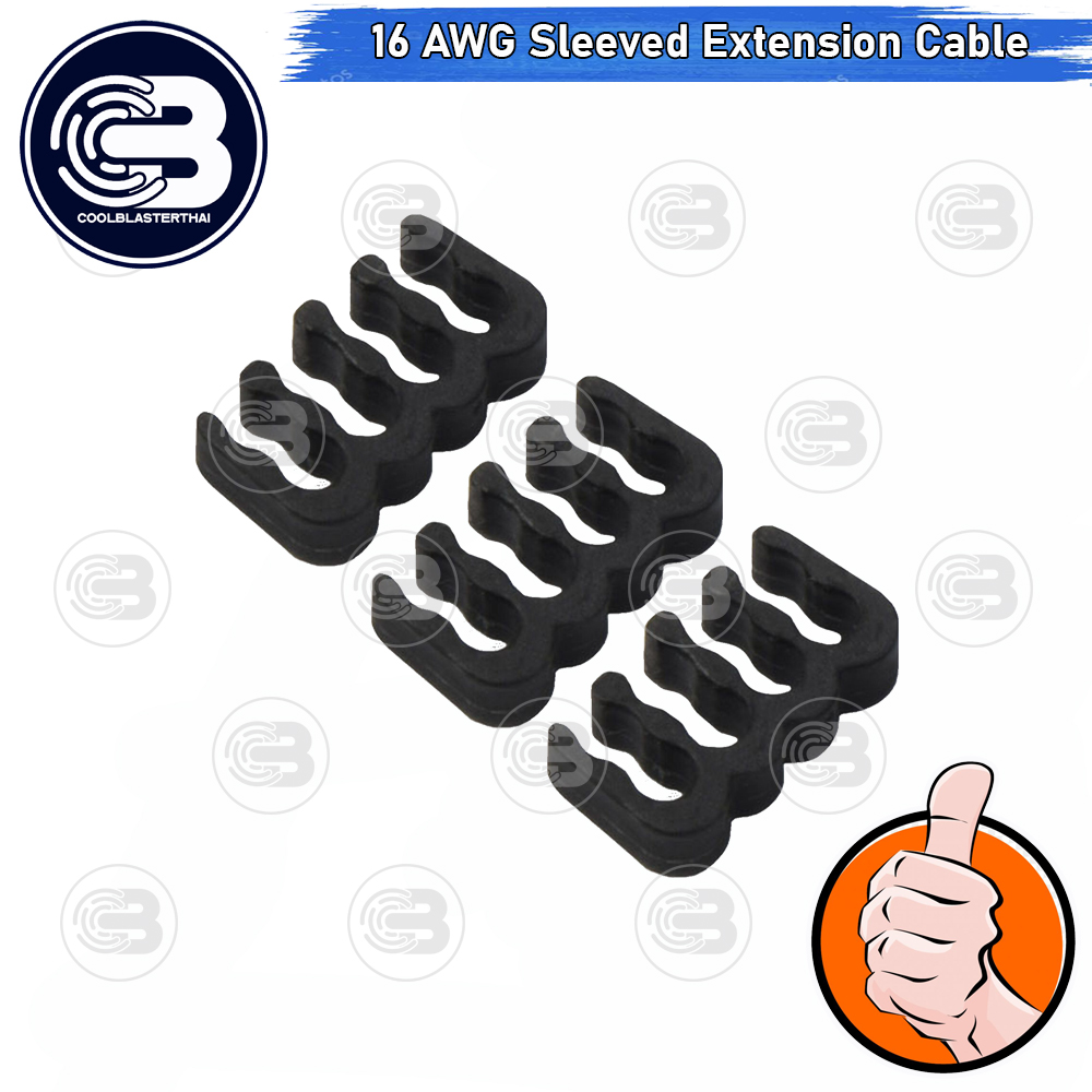 [CoolBlasterThai] 8-Pin (6+2) VGA 16 AWG SLEEVED EXTENSION CABLE BLACK