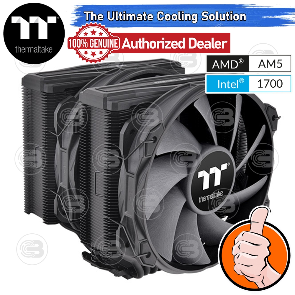 [CoolBlasterThai] Thermaltake TOUGHAIR 710 BLACK Dual Tower CPU Cooler (LGA1700/AM5 Ready)