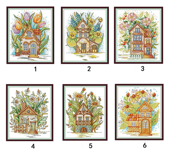 Flower hut (ไม่พิมพ์/พิมพ์ลาย)
