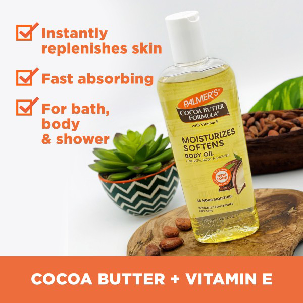 Palmer's Cocoa Butter Moisturizing Softens Body Oil 50ml. พรีเมียมออยล์ บำรุงผิว