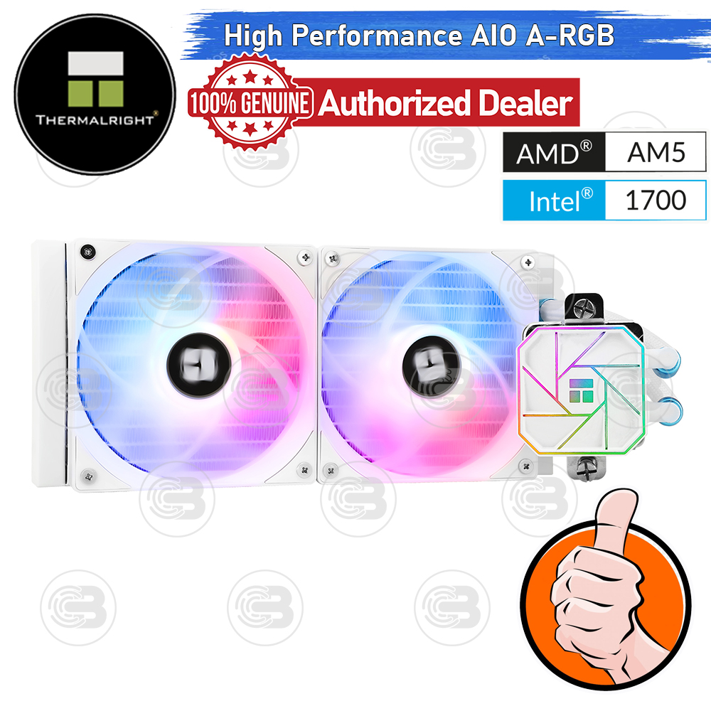 [CoolBlasterThai] Thermalright Aqua Elite 240 WHITE V3 ARGB AIO Liquid CPU Cooler (AM5/LGA1851 Ready) ประกัน 3 ปี