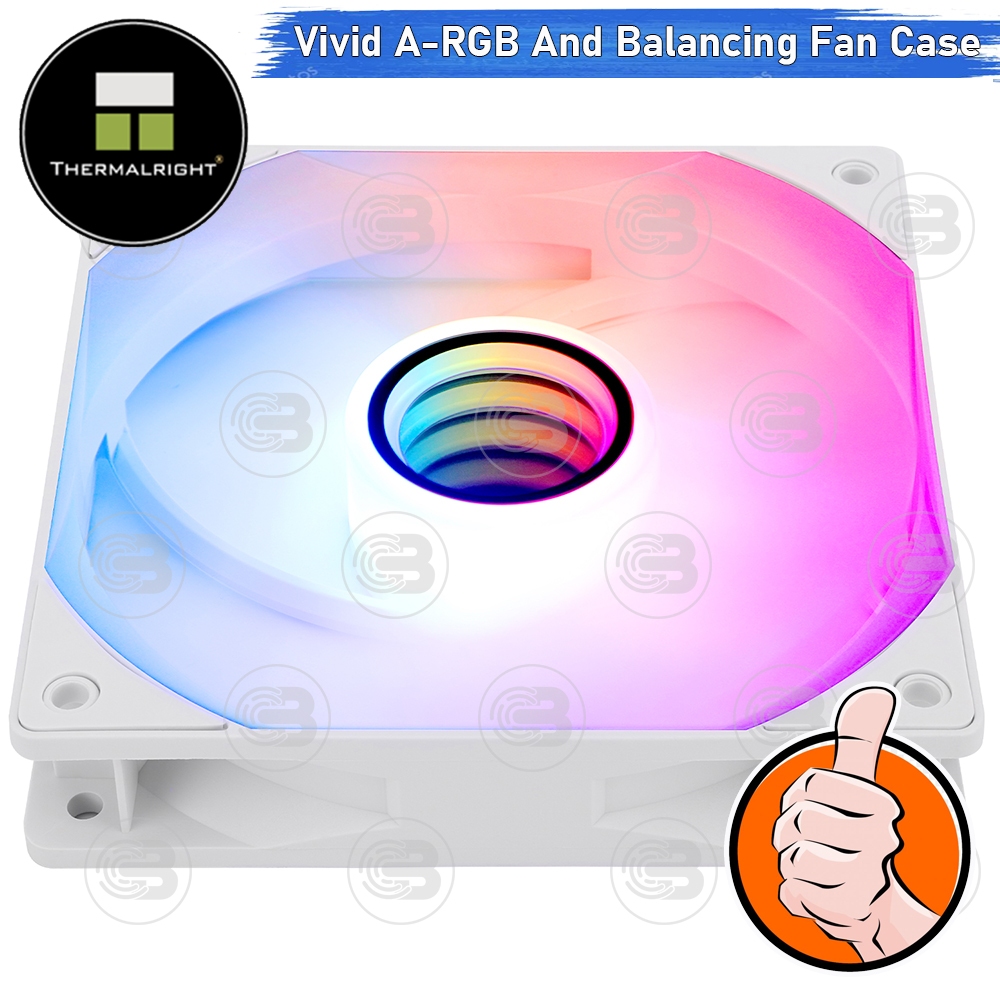 [CoolBlasterThai] Thermalright TL-C12W-S V3 A-RGB Fan Case (size 120 mm.) ประกัน 3 ปี