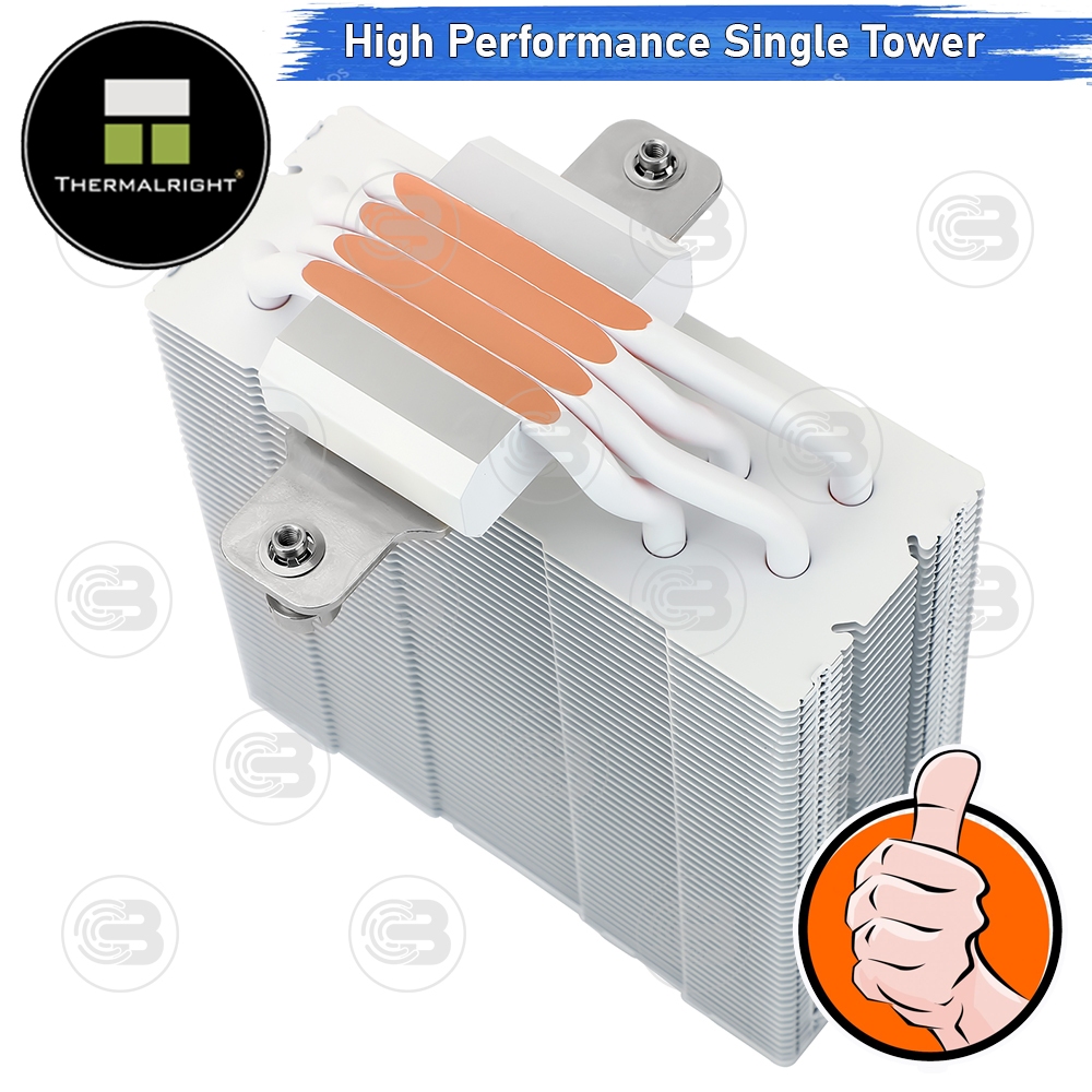 [CoolBlasterThai] Thermalright Assassin Spirit 120 EVO WHITE ARGB CPU Heat Sink (AM5/LGA1851 Ready)ประกัน 3 ปี