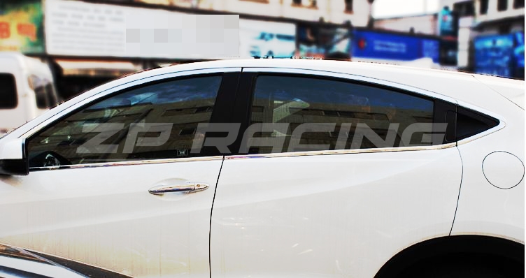 คิ้วกระจก Stainless 10 ชิ้น HR-V 2014-2021