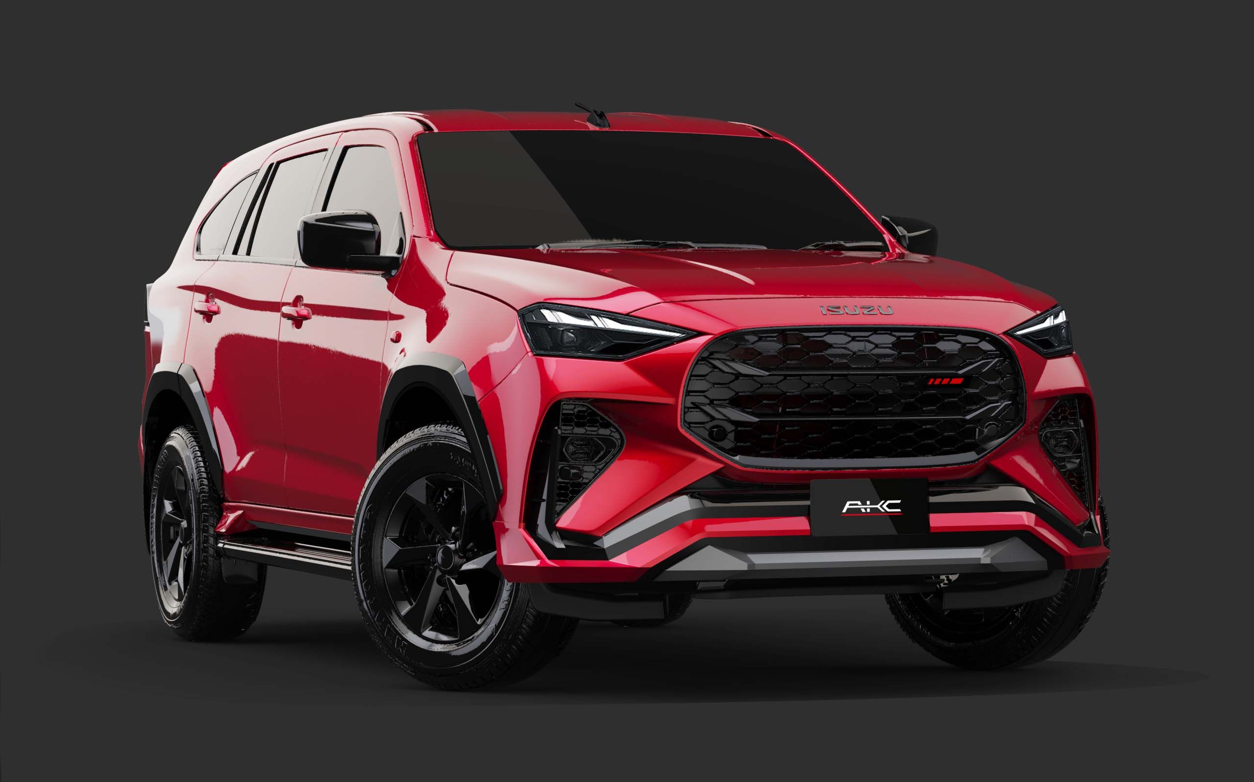 ชุดแต่ง ชุดสเกิร์ต Isuzu MU-X 2025 รุ่น AKC