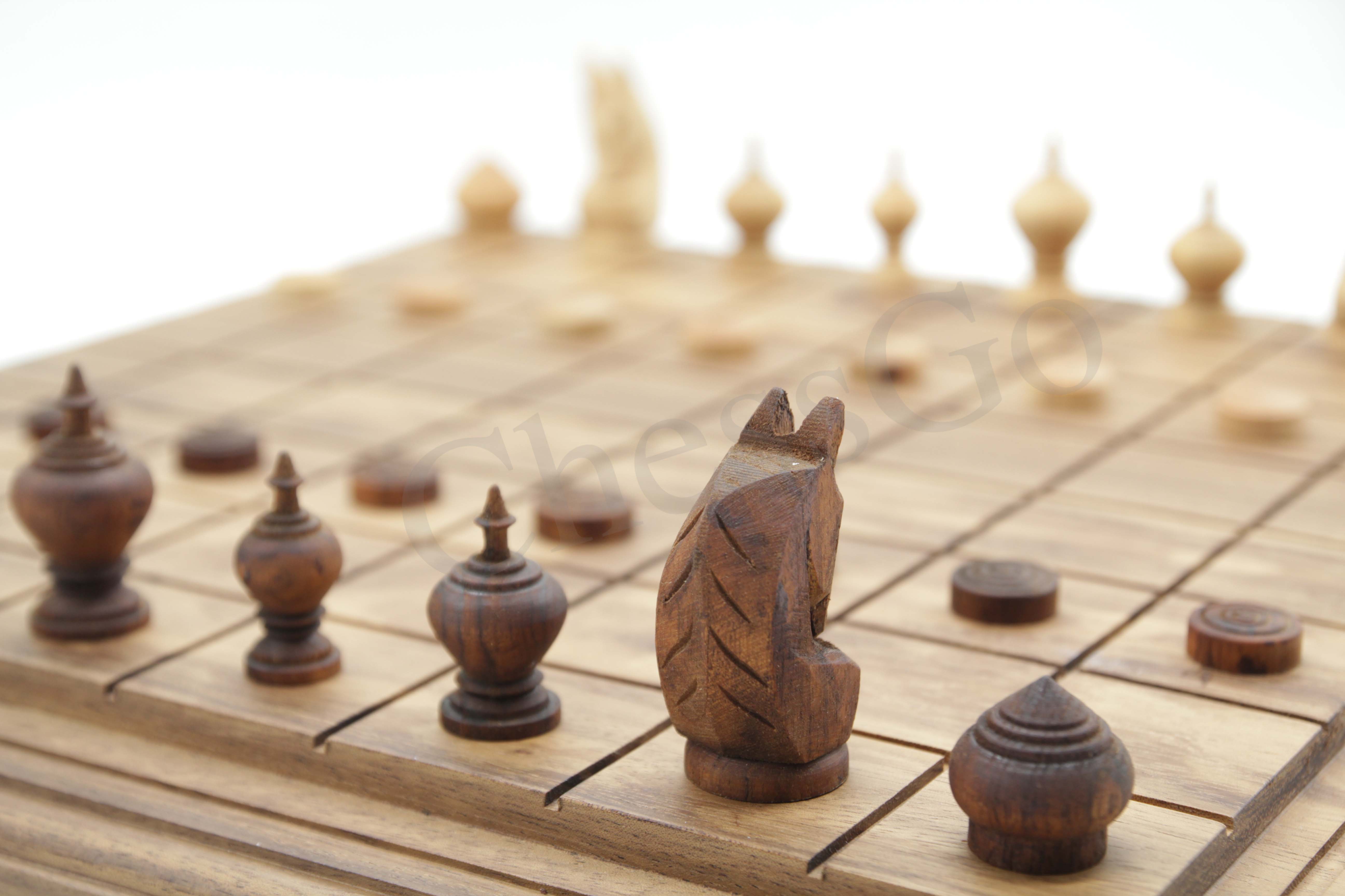 ชุดหมากรุกไทยไม้พฤกษ์(ตัวไม้รุ่นปกติ)