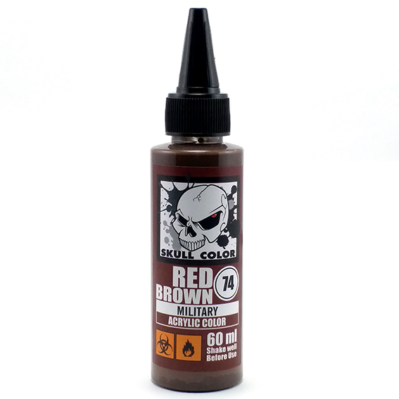 Skull Color 74 Red Brown