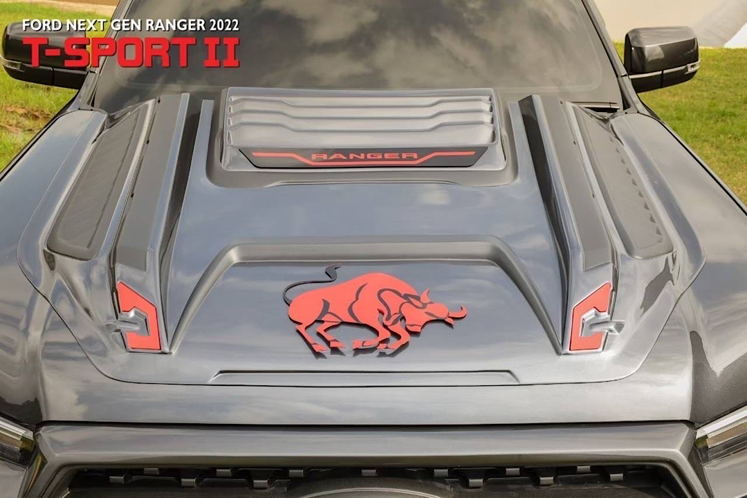 สกู๊ปฝากระโปรงหน้าฟอร์ดเรนเจอร์ Next Gen Ranger รุ่น T-SPORT II