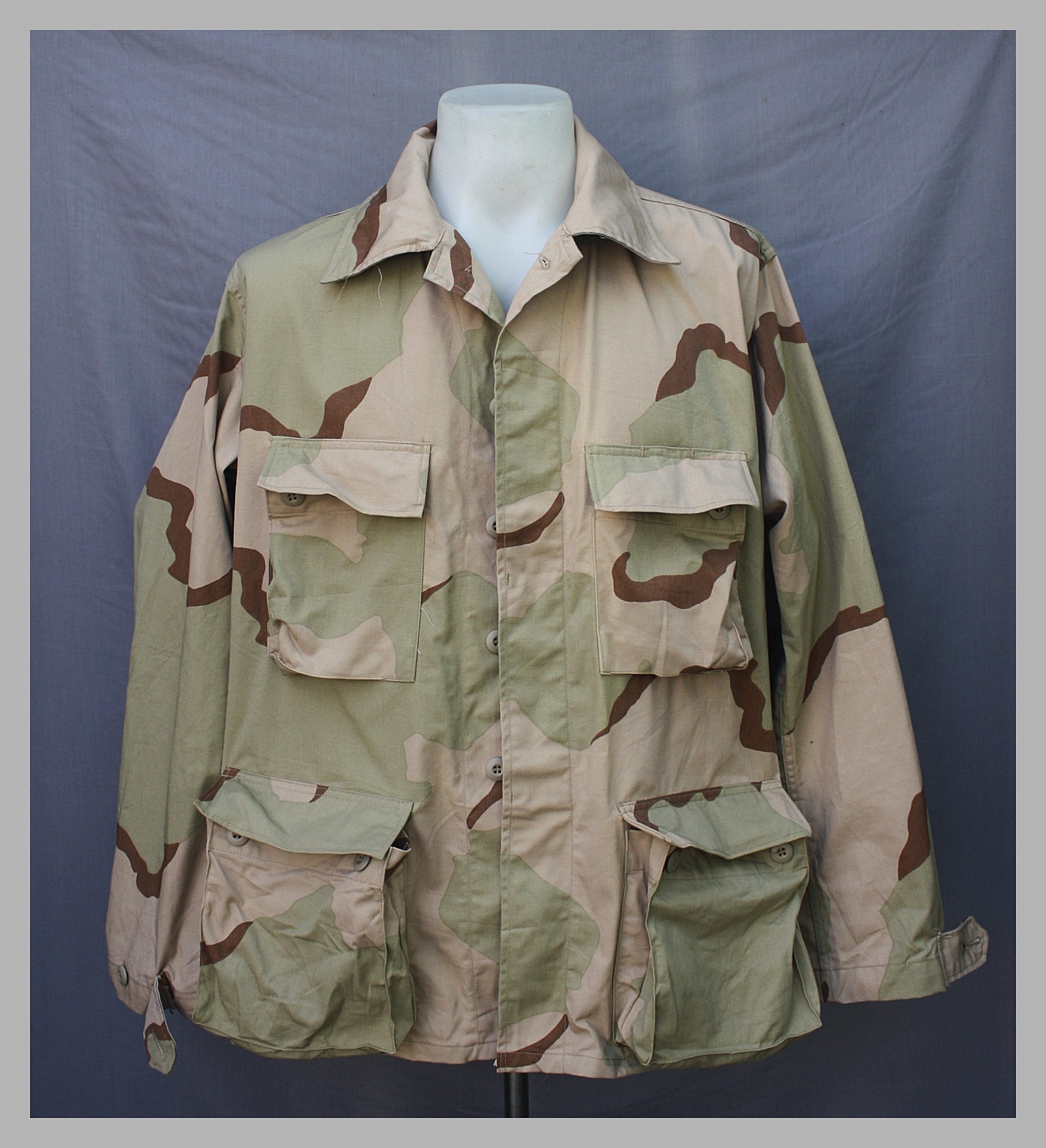 เสื้อทหารสหรัฐ ลายพรางสามสี large Regular