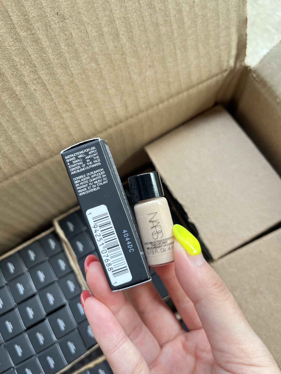 รองพื้นขนาดทดลอง NARS Sheer Glow Foundation 4ml. *สี Light2 - MontBlanc ผิวขาว