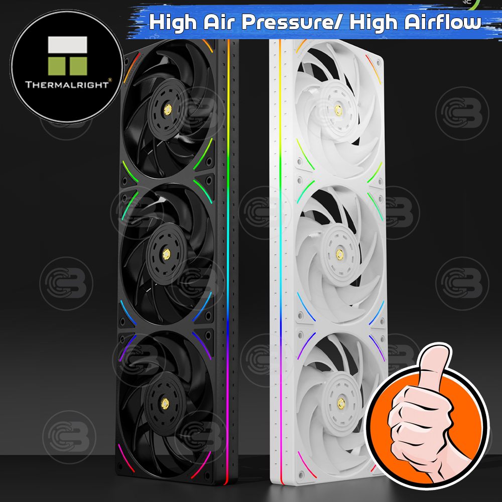 [CoolBlasterThai] Thermalright TL-UB36R Row Reverse Fan Optimized Static Pressure ARGB (size 120 mm.) ประกัน 3 ปี