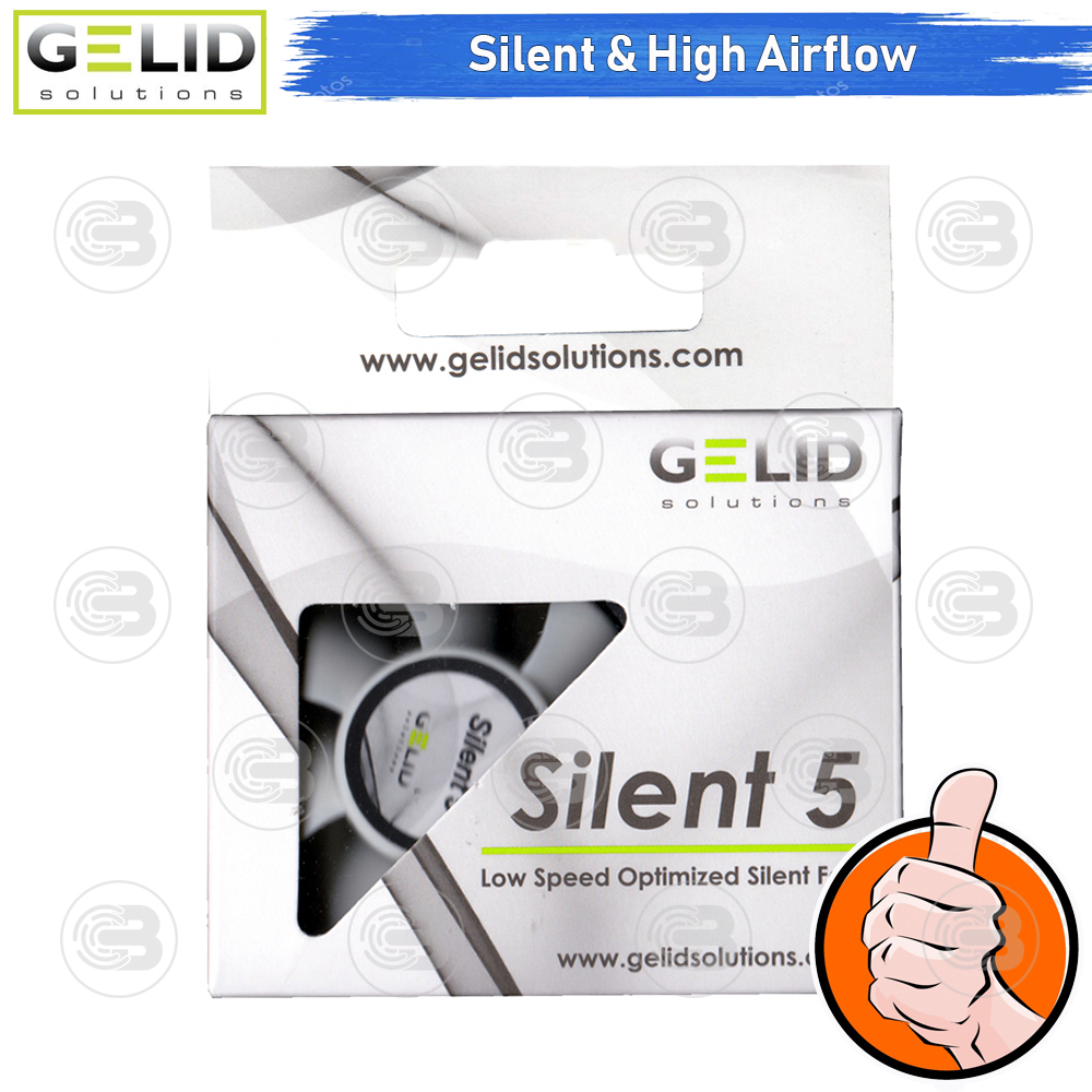 [CoolBlasterThai] GELID Silent 5 PC Fan Case size 50 mm. ประกัน 3 ปี (FN-SX05-40)