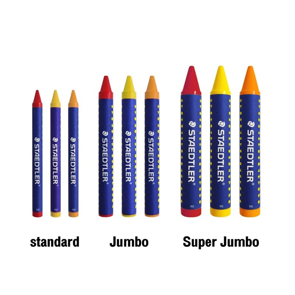 สีเทียน STAEDTLER รุ่น NORIS สำหรับเด็ก ปลอดภัย Wax Crayon