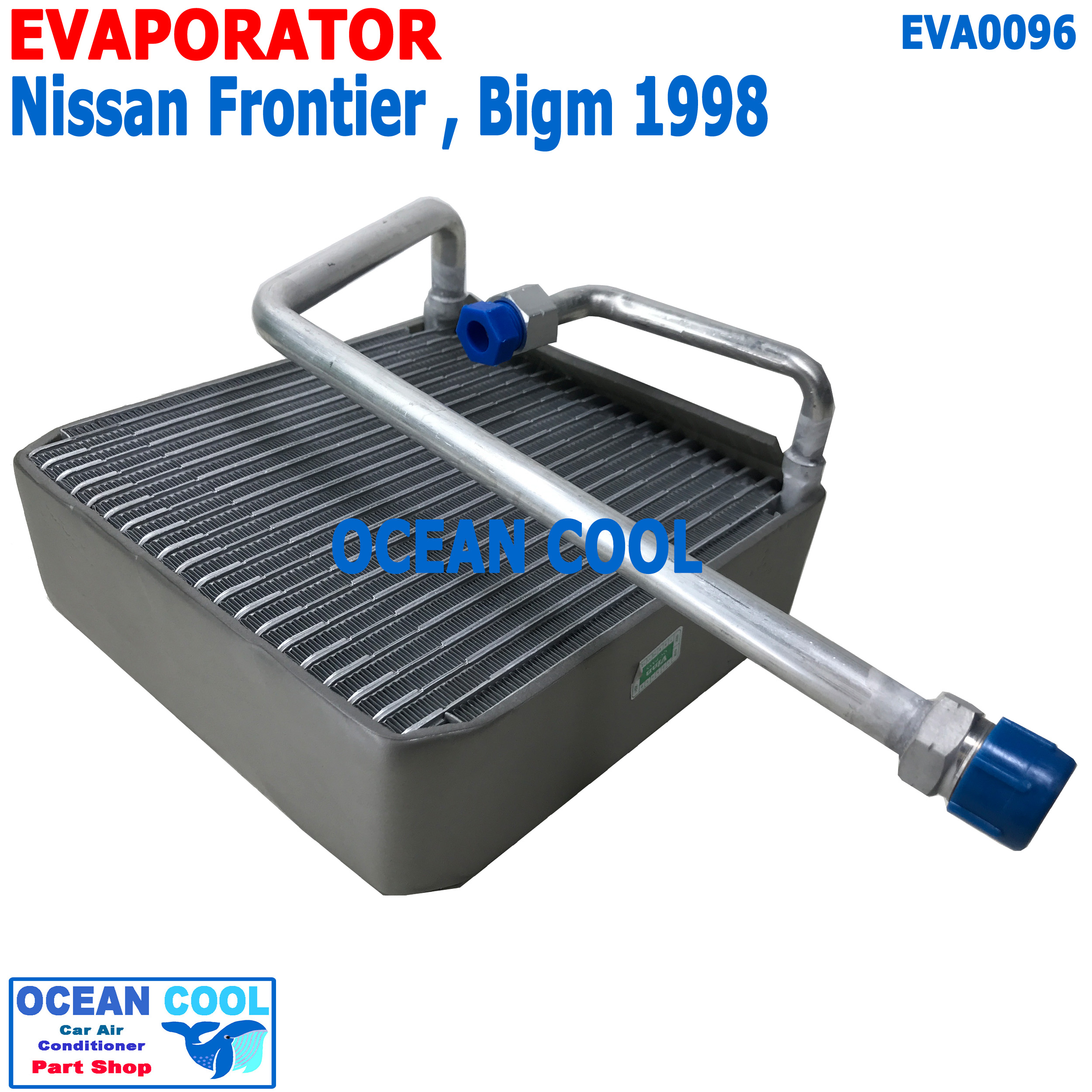 คอยล์เย็น นิสสัน บิ๊กเอ็ม , ฟรอนเทีย 1998 - 2006 EVA0096 EVAPORATOR FOR NISSAN FRONTIER BIG-M ตู้แอร์ Nissan Big M Frontier คอยเย็น BigM ฟรอนเทียร์ คอล์ยเย็น ฟอนเทีย 1999 2000 2001 2002 2003 2004 2005 BIGM