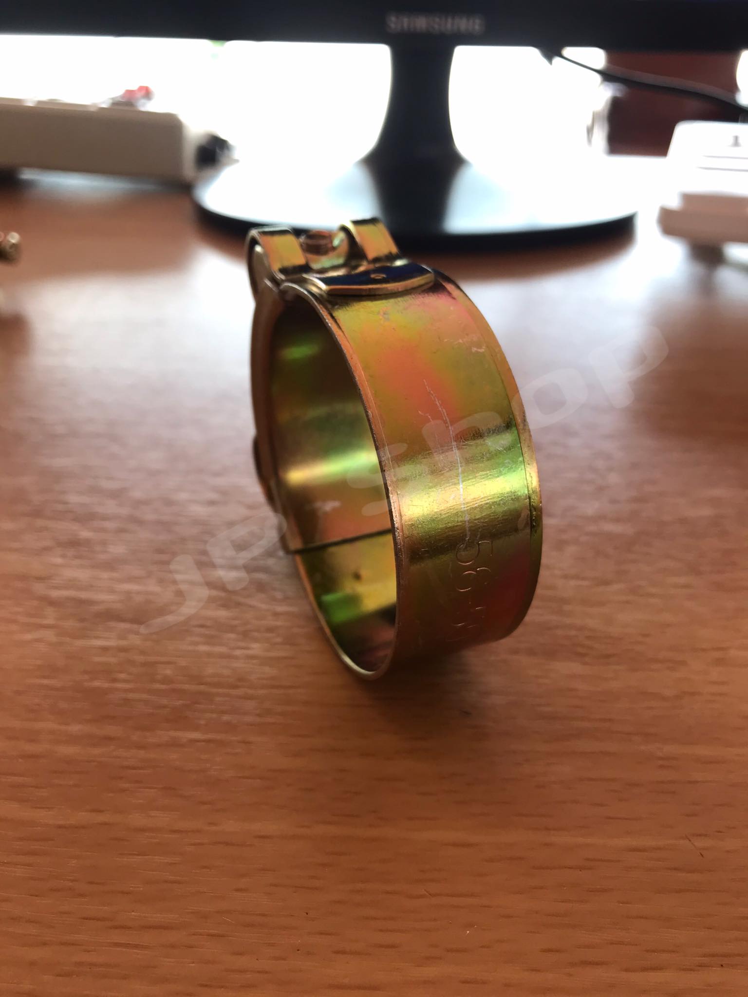 เข็มขัดรัดท่อชุบซิงค์ ปลอกรัดชุบซิงค์ขนาด 56-59 มม. #5659 สายรัดท่อ กิ๊บรัดท่อ ปลอกรัดท่ออย่างดี ราคา/ชิ้น