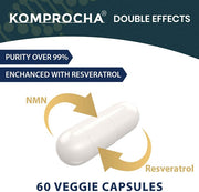 Komprocha NMN & Resveratrol 1100 mg 60 capsules อาหารเสริมย้อนวัย Anti-Aging