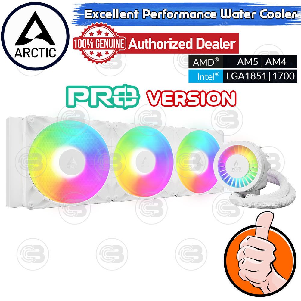 [CoolBlasterThai] ARCTIC Liquid Freezer III PRO 420 White (All-In-One CPU Water Cooler) (LGA1851/1700/AM5/AM4)