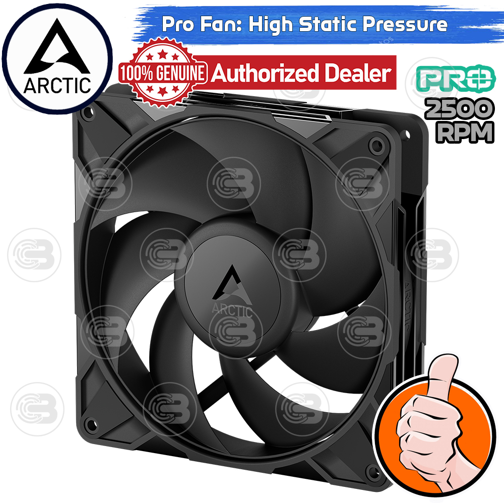 [CoolBlasterThai] ARCTIC P14 PRO PWM PST BLACK (140 mm.) PC Fan Case ประกัน 6 ปี