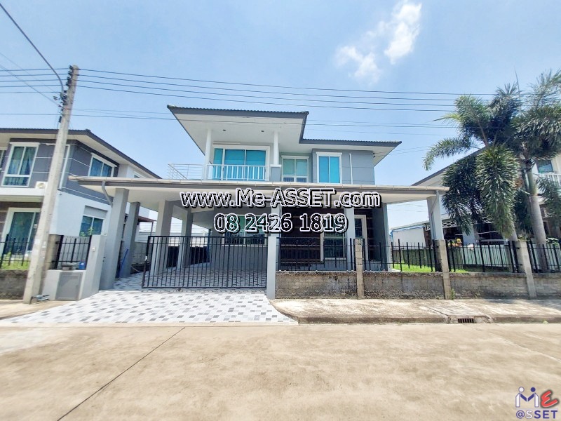 ให้เช่าบ้านเดี่ยว ย่าน รังสิต คลองสาม ลำสามแก้ว บึงยี่โถ คลองหลวง : ม.ฉัตรหลวง 14 รังสิต-คลองสาม : 2 ชั้น 59.4 ตร.วา