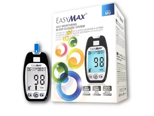เครื่องตรวจน้ำตาลในเลือด ยี่ห้อ EasyMax® รุ่น EMMU