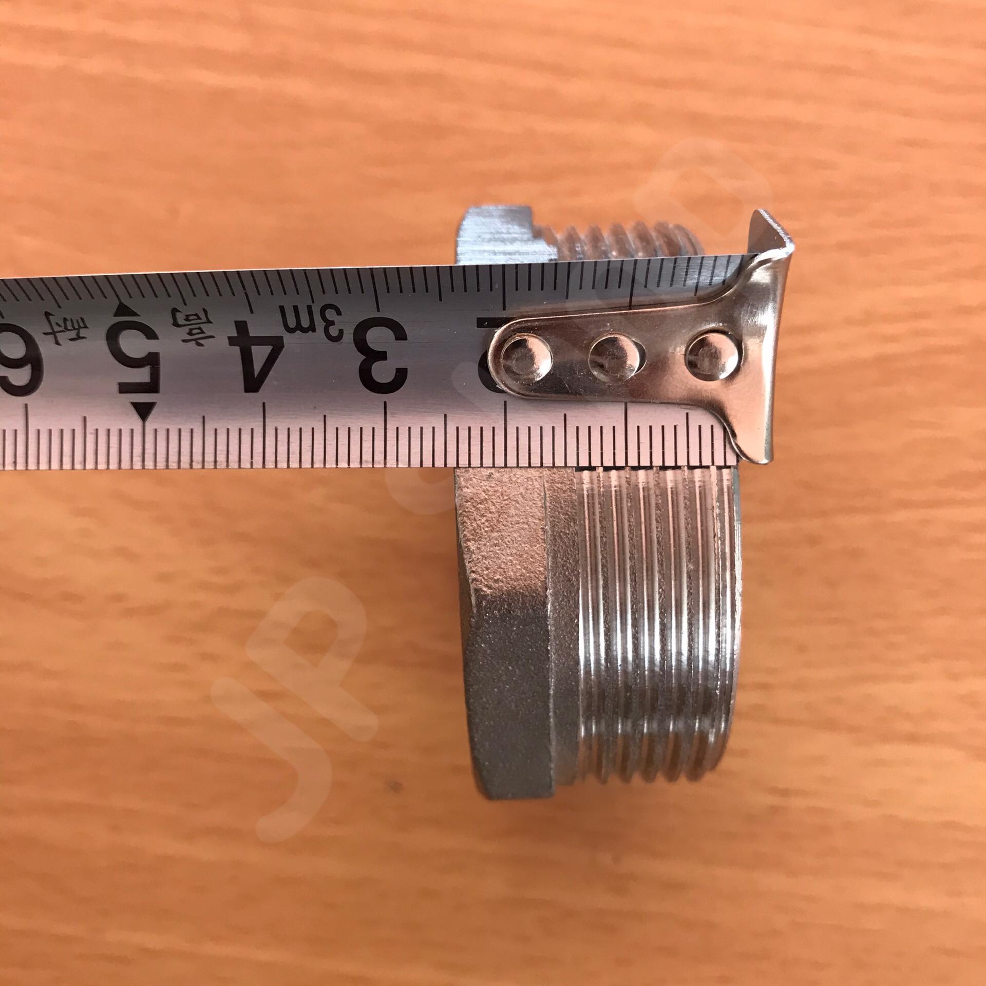 ข้อลดเหลี่ยม 2 นิ้ว ลด 1 1/2 นิ้ว สแตนเลส 304 #0818