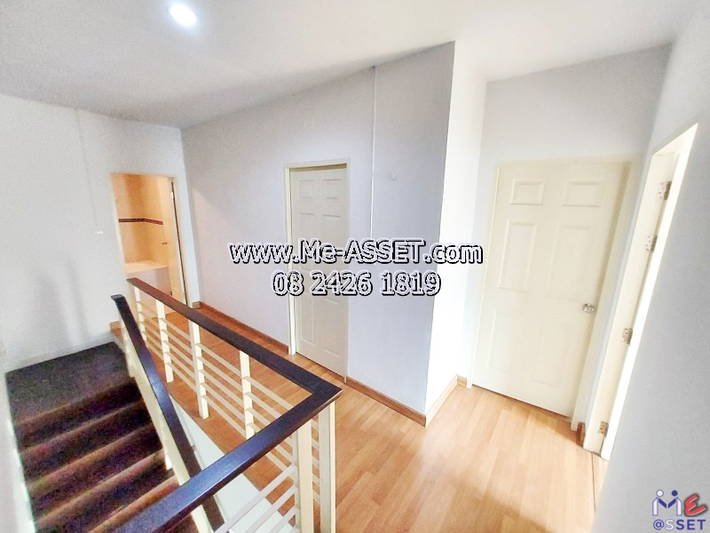 ขายทาวน์โฮม ราคาถูกต่ำกว่าประเมิน ย่าน เลียบคลองพระอุดม ซอยวัดท่าเกวียน คลองบางไผ่ วัดทองสะอาด ลาดหลุมแก้ว : ม.บ้านสวนธนาการ์เด้น : 2 ชั้น 22.7 ตร.วา