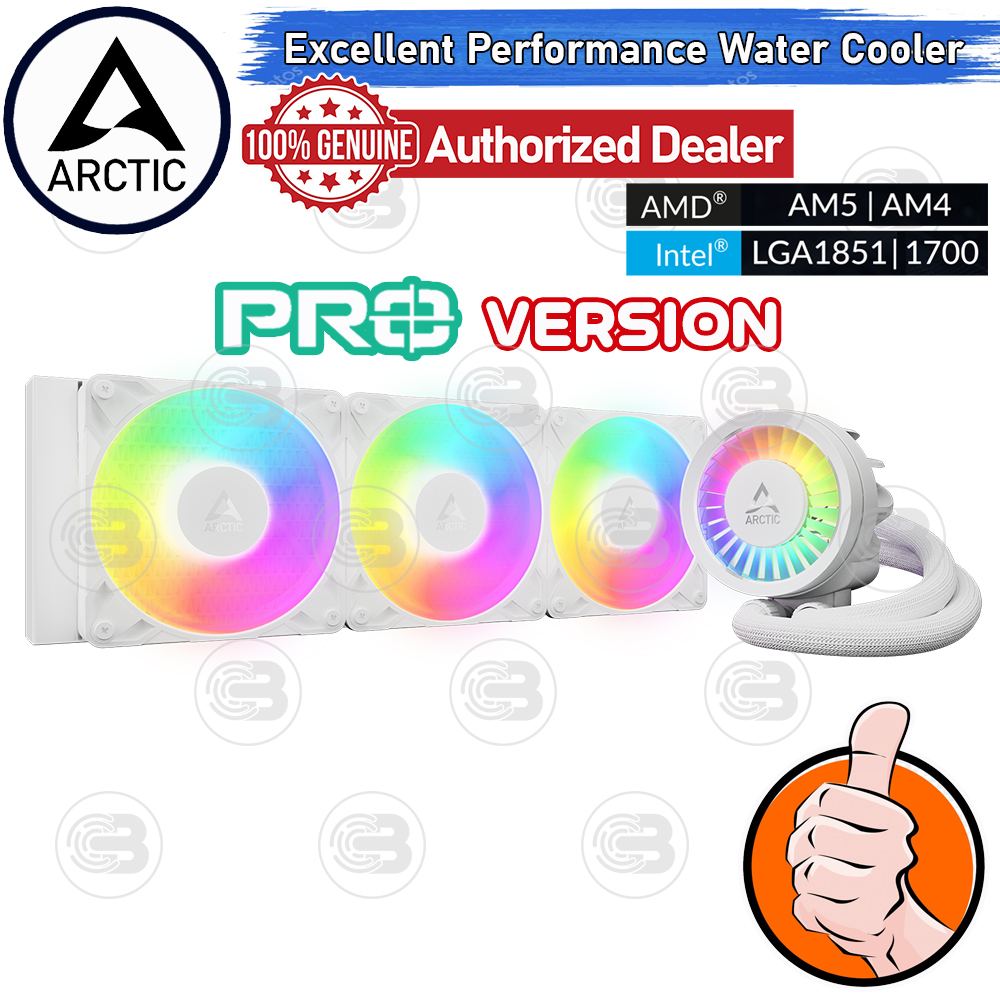 [CoolBlasterThai] ARCTIC Liquid Freezer III Pro 360 A-RGB White (All-In-One CPU Water Cooler) (LGA1851/1700/AM5/AM4)