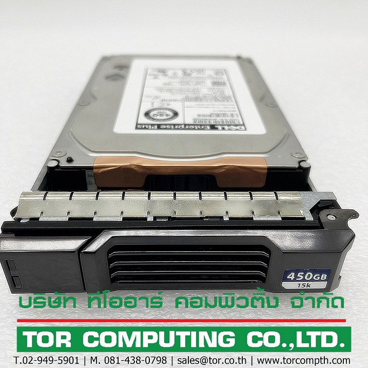 Dell 032P4W 32P4W [TorCompTH Thailand ขาย จำหน่าย ราคา] Dell 450GB 15K 6G SAS 3.5in HDD with tray for Dell Compellent SC200