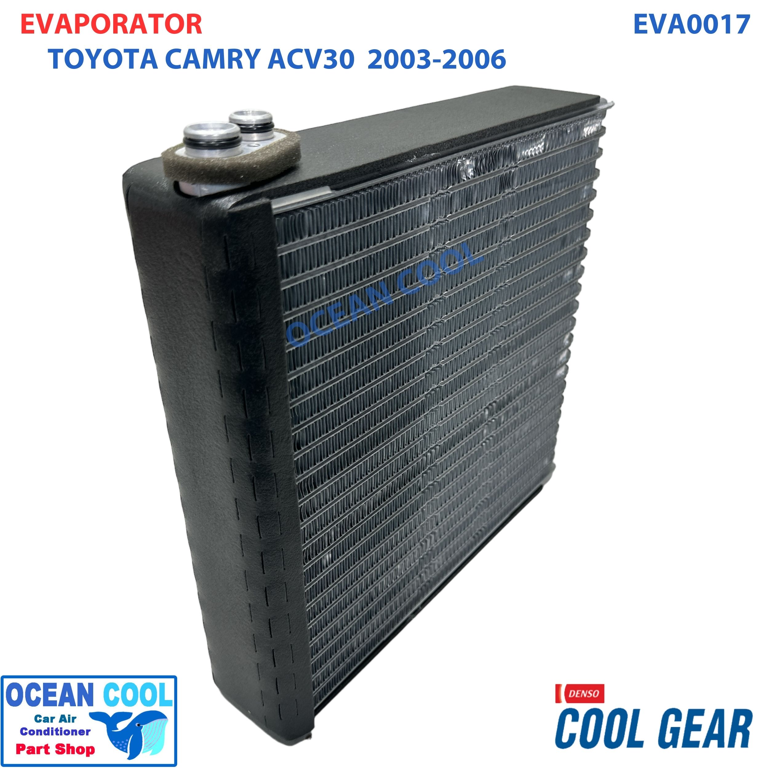 คอยล์เย็น แคมรี่ 2003 - 2006 EVA0017 COOL GEAR รหัส TG446600-90904W EVAPORATOR TOYOTA CAMRY ACV30 2003 รังผึ้ง ตู้แอร์ คอยเย็น โตโยต้า แคมรี พ.ศ. 2546 ถึง 2549 อะไหล่ แอร์ รถยนต์