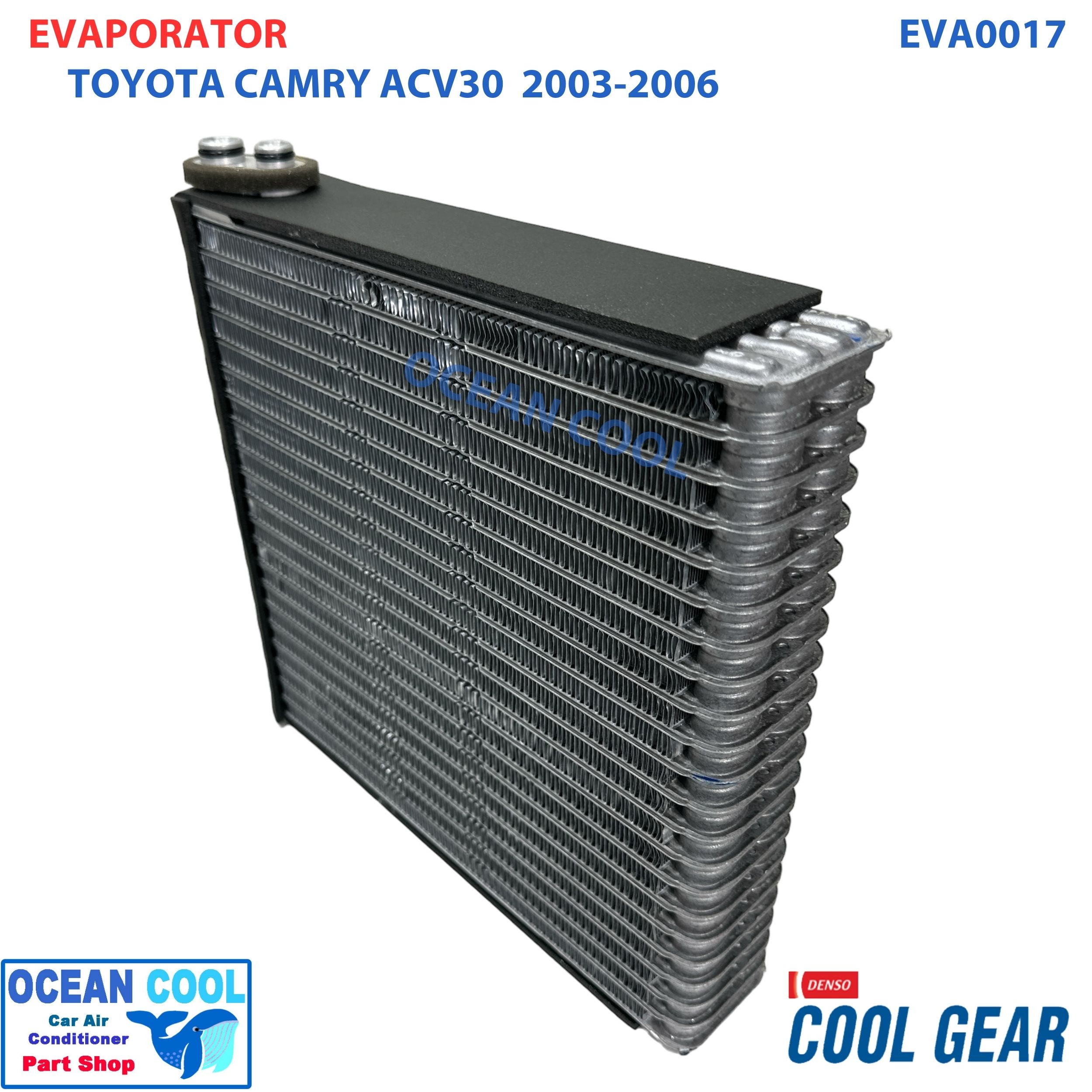 คอยล์เย็น แคมรี่ 2003 - 2006 EVA0017 COOL GEAR รหัส TG446600-90904W EVAPORATOR TOYOTA CAMRY ACV30 2003 รังผึ้ง ตู้แอร์ คอยเย็น โตโยต้า แคมรี พ.ศ. 2546 ถึง 2549 อะไหล่ แอร์ รถยนต์