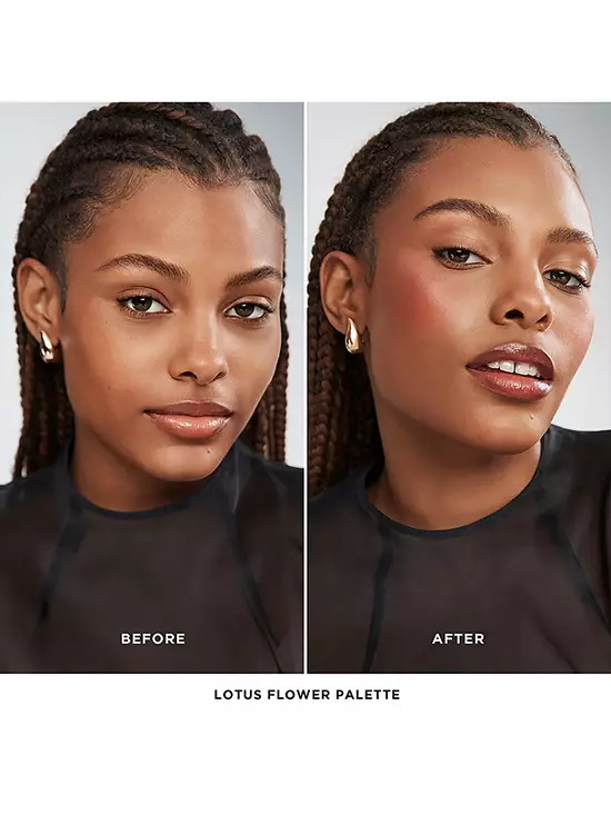 Hourglass Ambient Lighting Palette 2024 Lotus Flower พาเลทไฮไลท์และบลัช 6เฉดสี (1.4g.x6)