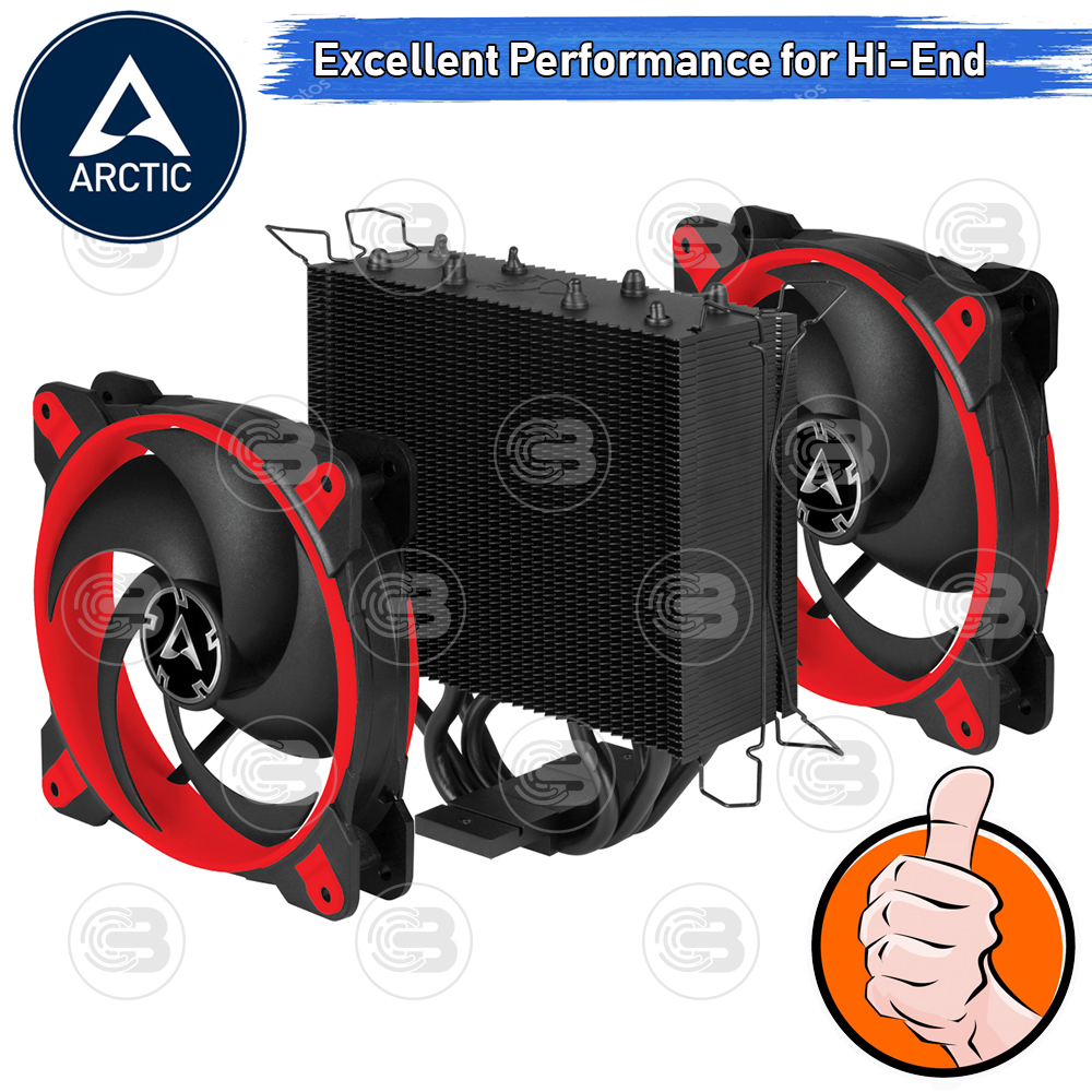 [CoolBlasterThai] Arctic Freezer 34 eSports DUO Tower CPU Cooler (Red) (LGA1851/AM5 Ready)