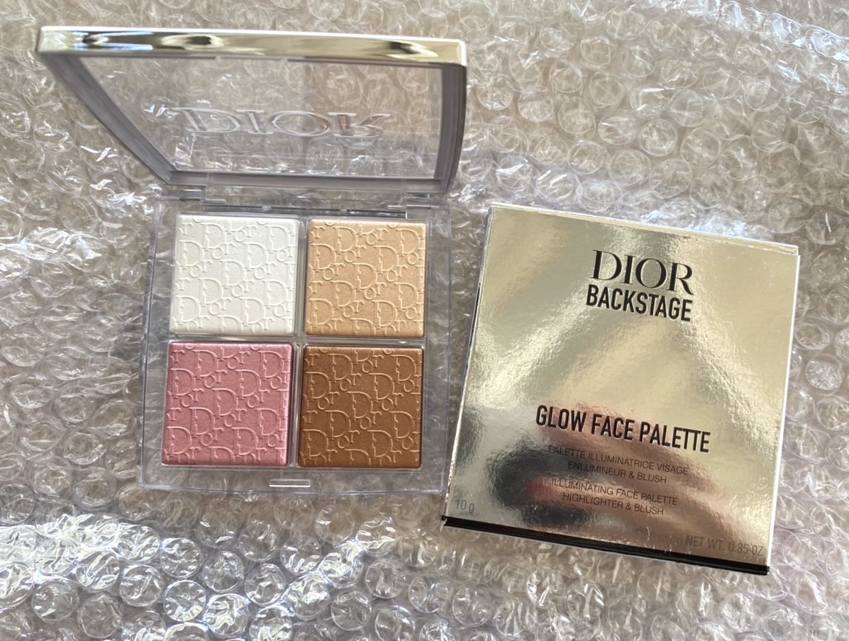 DIOR Backstage Glow Face Palette 001 Universal พาเลทไฮไลท์-คอนทัวร์สุดหรู